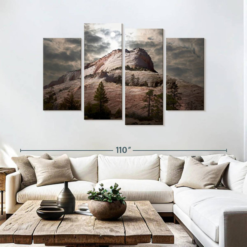 Alvord Moonlight Mountain, 54" H x 84" W