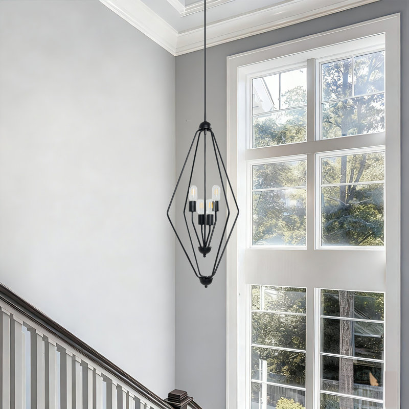 Breely 4-Light Dimmable Geometric Pendant