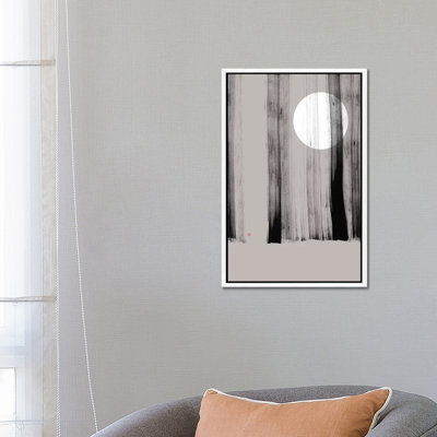 Hidden Moon I (Behind The Trees) by Thoth Adan - Print on Canvas