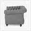 Fauteuil club capitonné
