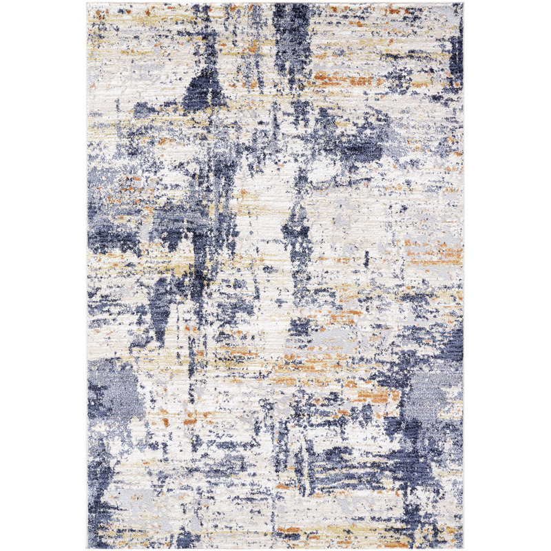 Azah Abstract Indoor Rug, Rectangle 5'3" x 7'3"