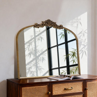 Metal Framed Vintage Accent Mirror
