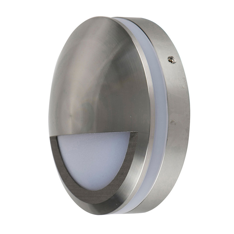 Ferrera Outdoor Bulkhead Light, Silver