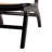 Brisbane Boho Black 15.7"H Rattan Accent Chair