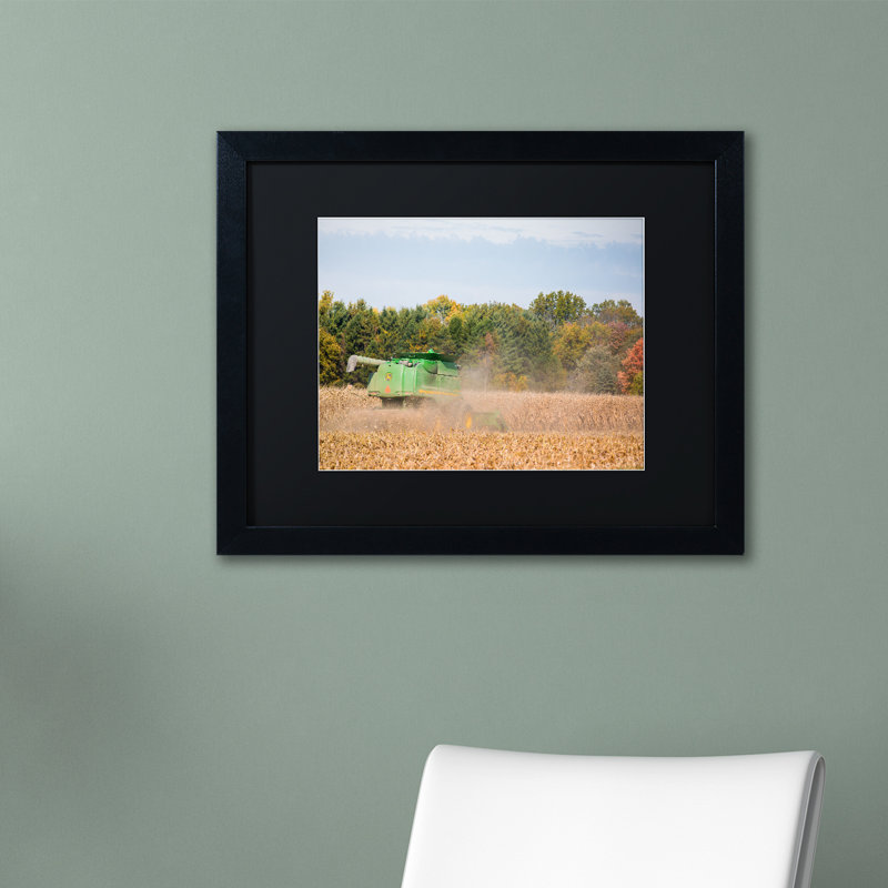 «Joden John Deere» par Jason Shaffer, reproduction de photo encadrée, Noir, H 16 po x l 20 po x P 0,5 po, Cadre argenté