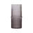 Set of Two Gray Glass Cylinder Table Vases