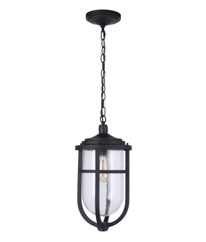 1 - Light Matte Black Single Pendant