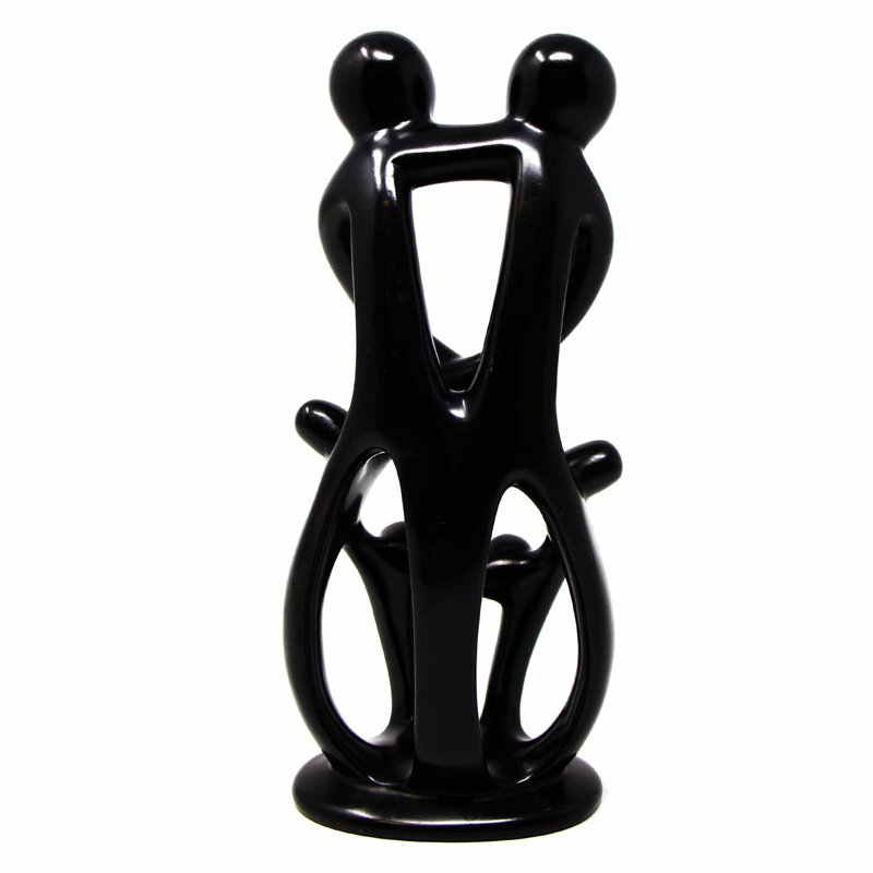 Figurine de famille Gregers, H 8 po x l 4 po x P 4 po