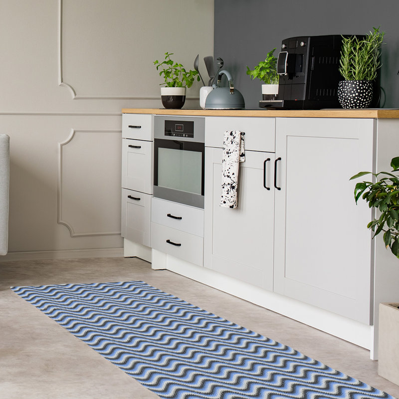 Chenille Geometric Indoor Rug, Runner 2'6" x 8'