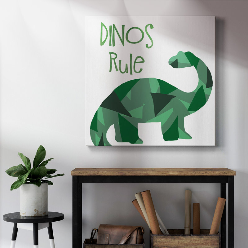 Toile tendue avec châssis Dinos