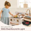 Ensemble de cuisine en bois pour enfants, Montessori, 3+,-107227334