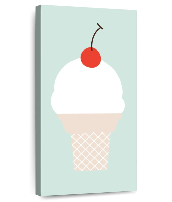 Ice Cream Cone I, 30" H x 15" W