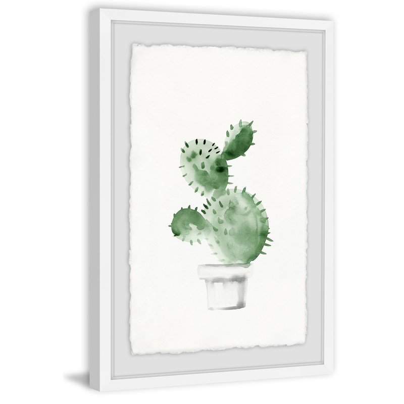 « spiky succulent » par julia posokhova-cadre photo, reproduction d’art sur papier, H 36 po x l 24 po x P 1,5 po