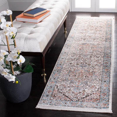 Tapis oriental gris / bleu Quinnipack