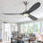 3 - Blade Modern Solid Wood Ceiling Fan With Light And Remote Control-192918387-190858503