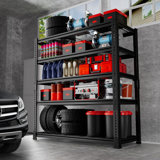 Rikuto Adjustable Heavy Duty Metal Shelving Unit For Garage,Pantry,Storage,Toolsheds, Warehouses