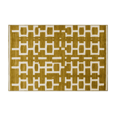 Trellis Brown Indoor and Outdoor Area Rug