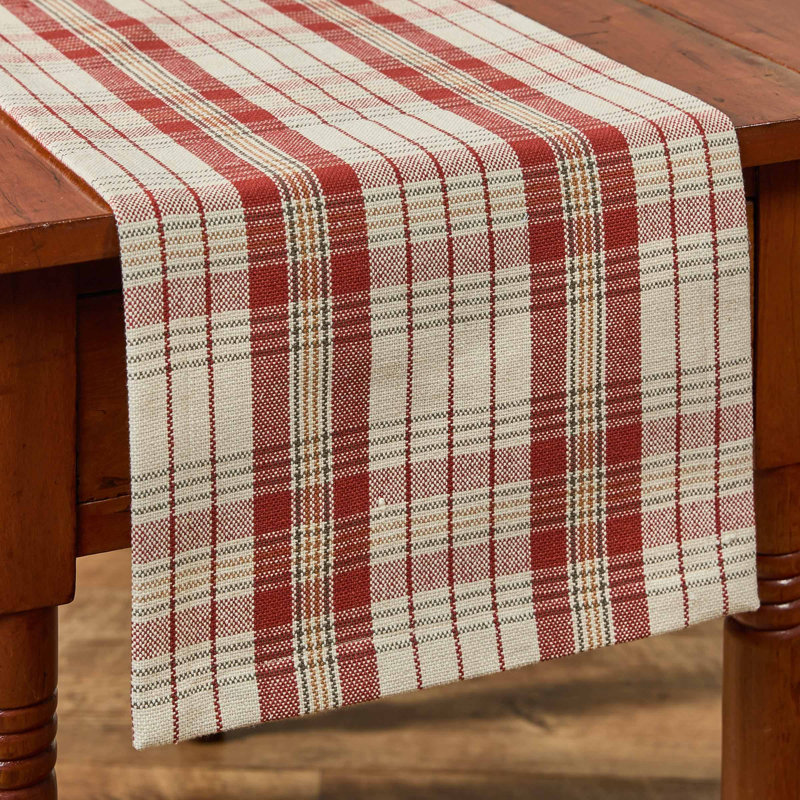Chemin de table Hawthorne, L 54 po x l 13 po, Rouge