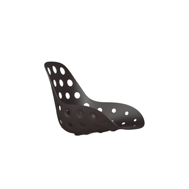 Fauteuil Gallatin, Noir/chrome