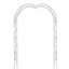 Arche de jardin polyvalente en métal pour diverses occasions et support pour plantes