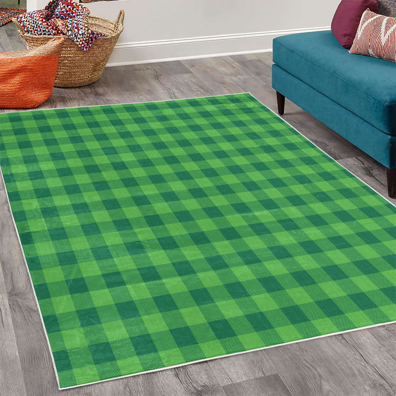 Tapis décoratif Sharini, Rectangle 4 pi x 5 pi 5 po