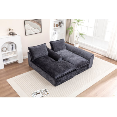 103" Cloud Sectional Couch With L - Shape Chaise, Boneless Modern Modular Large - Segment Sofa For Living Room, No Assembly Required