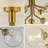 9-Light Textured Glass Tiered Semi-Flush Mount-858022877
