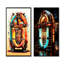 Cubist Jukebox Harmony II - Jukeboxes, ensemble de 2 reproductions d'art mural-498289115-498289118