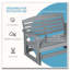 Banc oscillant extérieur en PEHD pour 2 personnes Outsunny