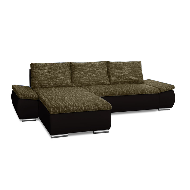 3 Seater Sofa Bed, Chaise lounge left