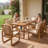 7-Piece Patio Furniture Set For Garden - Elegant Outdoor Dining Table And Chairs With Cushions