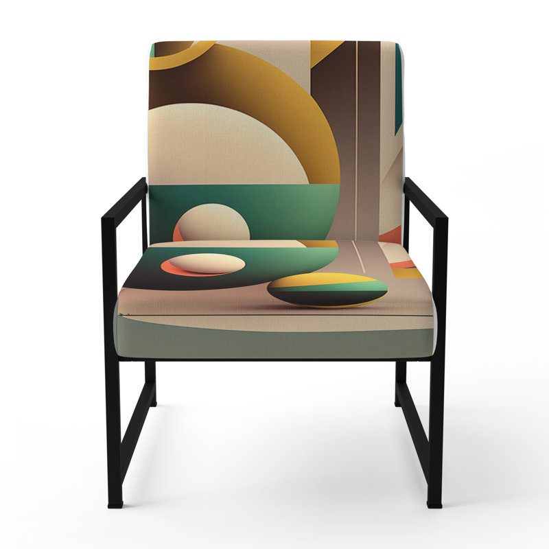 Fauteuil d'appoint rembourré Briadale, Noir, noir, noir, noir