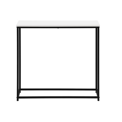 Accent Table, Console, Entryway, Narrow, Sofa, Living Room, Bedroom, White Laminate, Contemporary, Modern