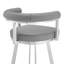 Tabouret de bar ou de bar en métal reconstitué Walnes
