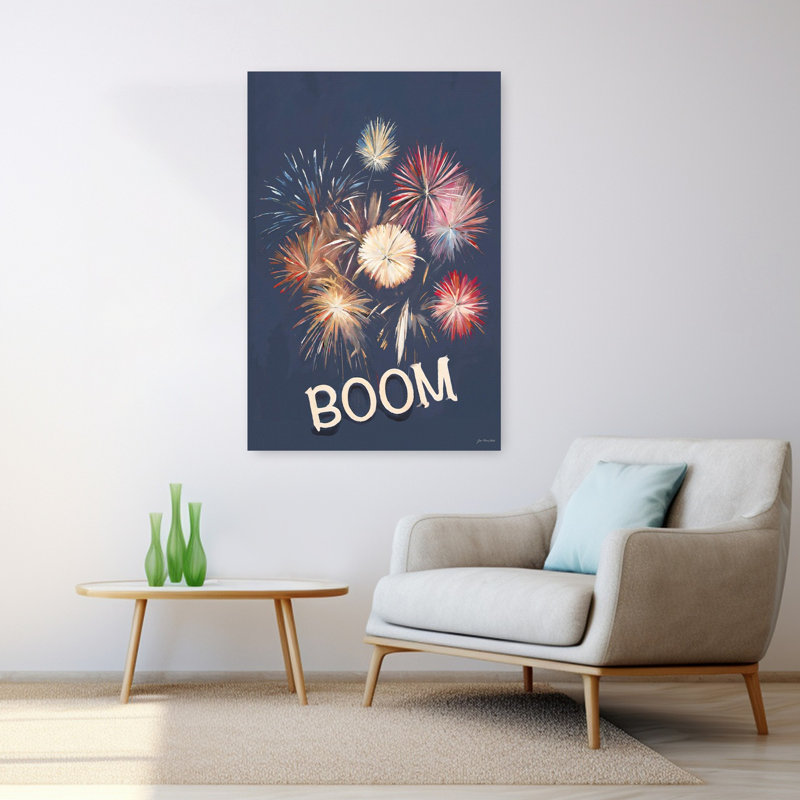Boom Abstract Art contemporain, H 48 po x l 32 po