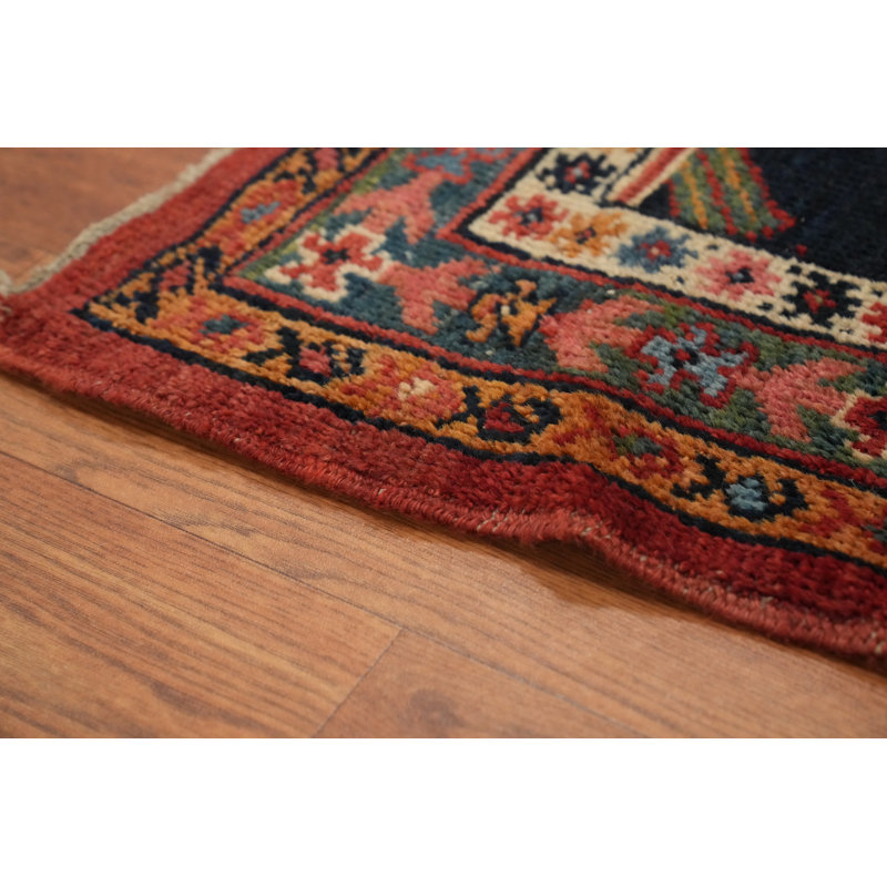 Tapis traditionnel avant teinture végétale pré-1900 10 x 14