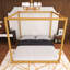 Lit plateforme à baldaquin très grand avec pieds en bois-781399314-781399313