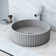 VIGO 16'' Gray Concrete Round Vessel Sink Bathroom Sink