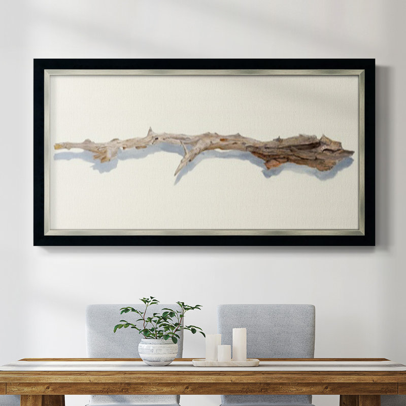 «Driftwood Study I», reproduction d'art sur toile simple, H 25 po x l 45 po x P 1 po