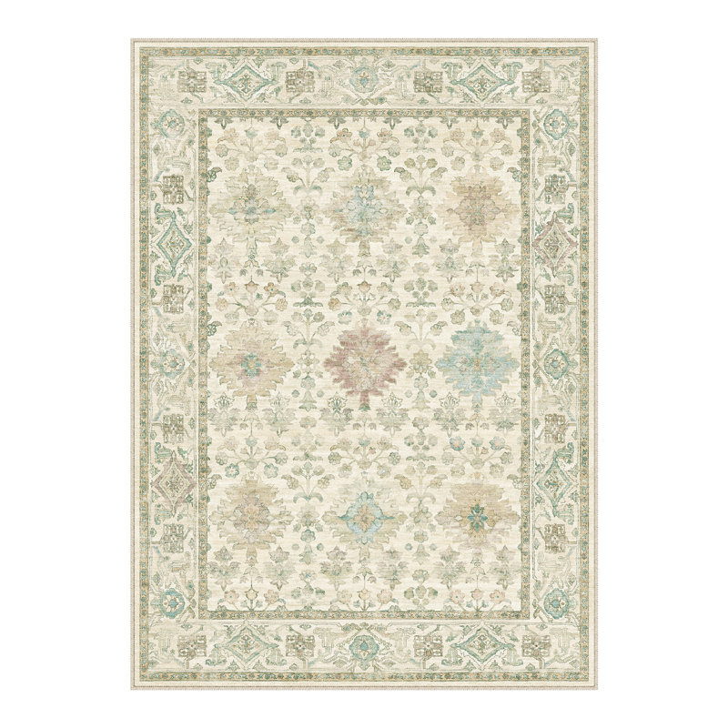 Tapis lavable avec envers antidérapant Arden, Sage, Rectangle 9' x 12'