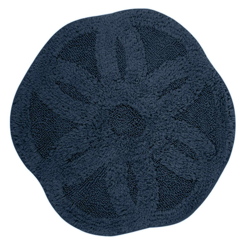 Atmore Cotton Non-Slip Non-Slip Bath Mat, Silver
