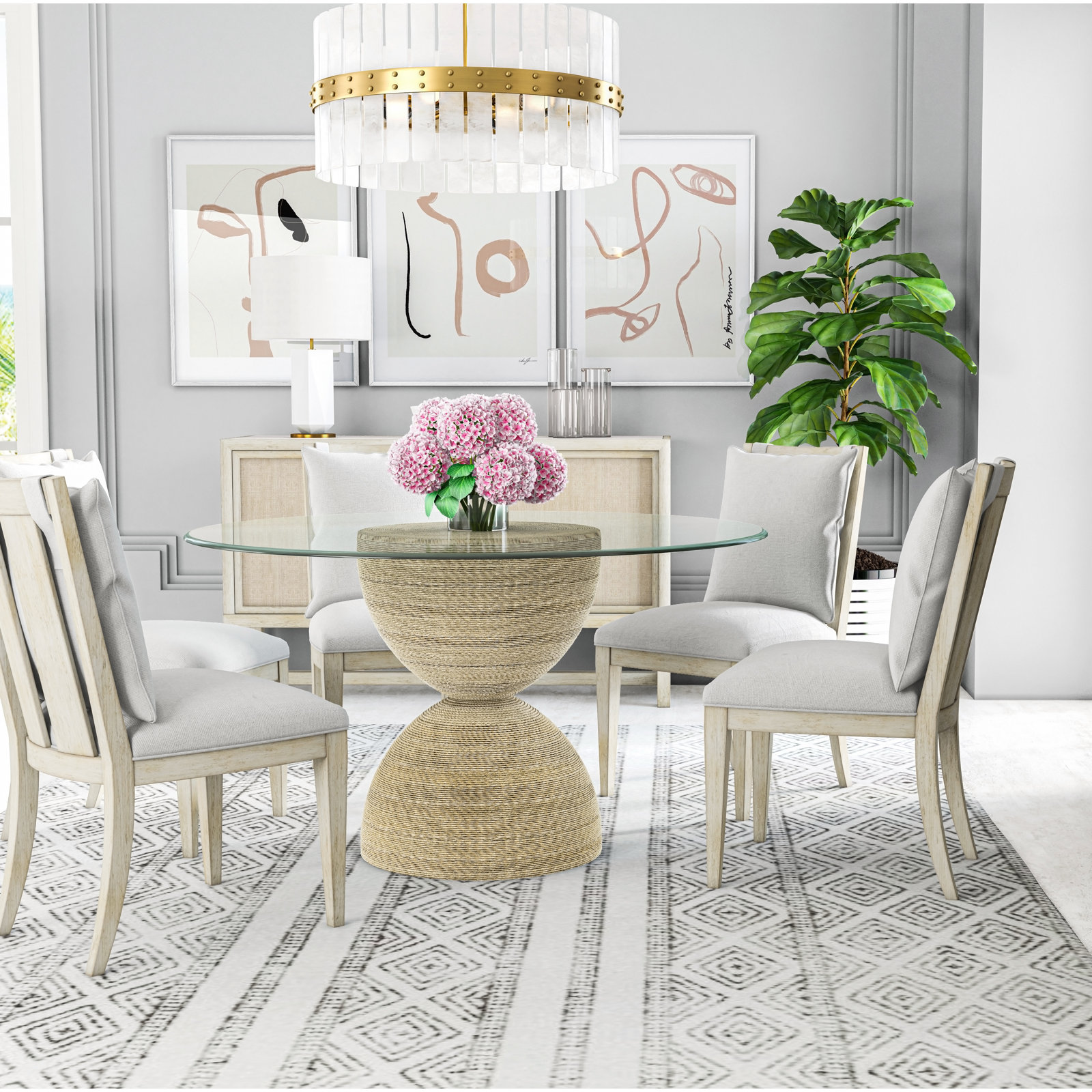 Trevor 54'' Round Dining Table