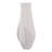 Porcelain Sculptural Vase With Organic Curved Silhouette And Intricate Textural Detailing For Artistic Accent And Contemporary Decorative Display In Modern Interior Settings-472858096