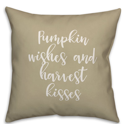  Coussin Pumpkin Wishes and Harvest Kisses