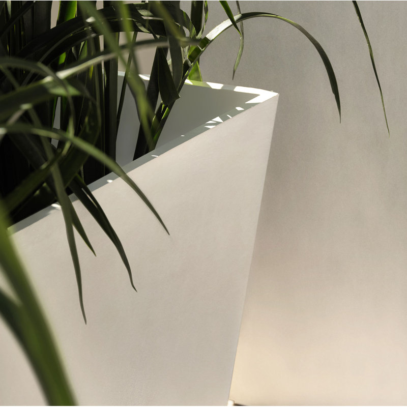 Pot à fleurs Pure Series Nobleton, H 18 po x l 16 po x P 16 po, Ensemble de 2, Blanc