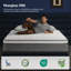 Matelas hybride à ressorts ensachés en mousse viscoélastique respirante-848362106
