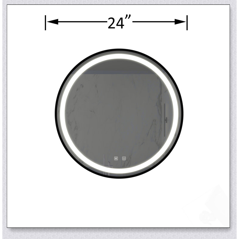Miroir de salle de bain à DEL