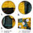Yellow And Green Abstract Cube Echoes - Abstract Collages Metal Wall Art MT131645-1798120104