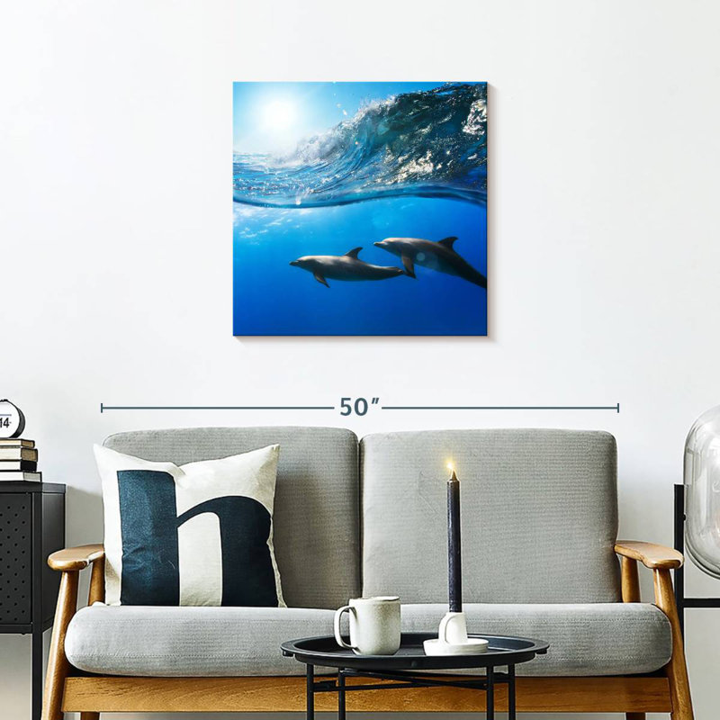 Brampt Dolphin Twosome, 24" H x 24" W
