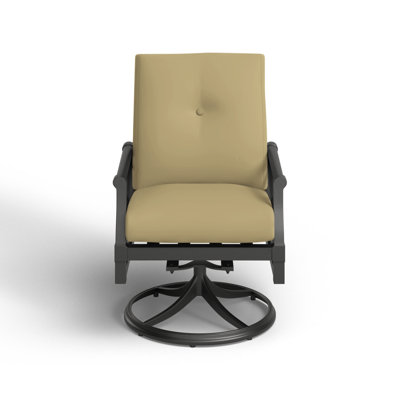 Chaise de patio pivotante avec coussins Andover